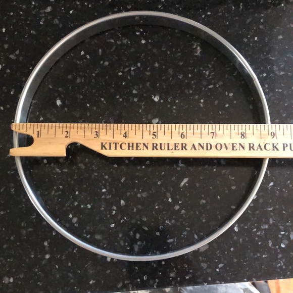 9” 22cm French Stainless Steel Tart Rings - Picture 5 of 6